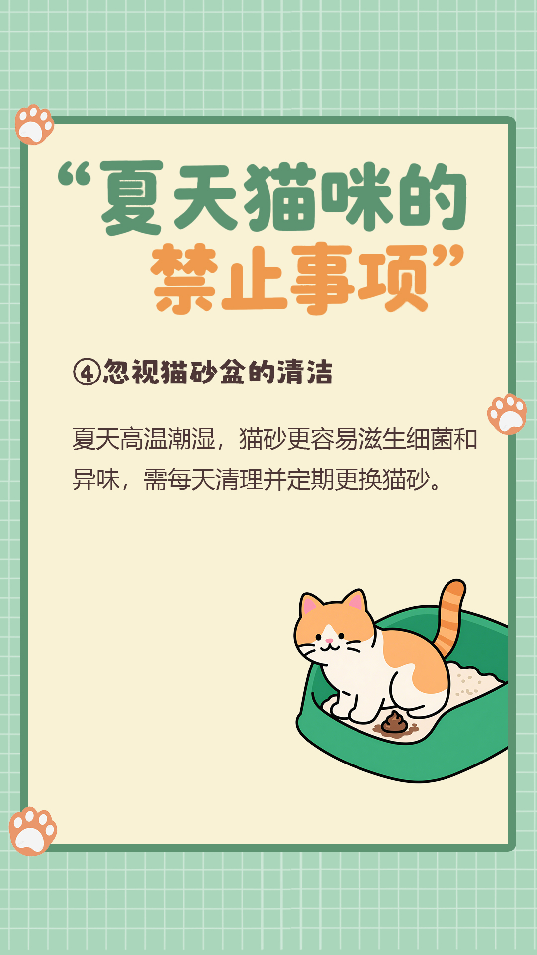 忽视猫砂盆清洁正文页